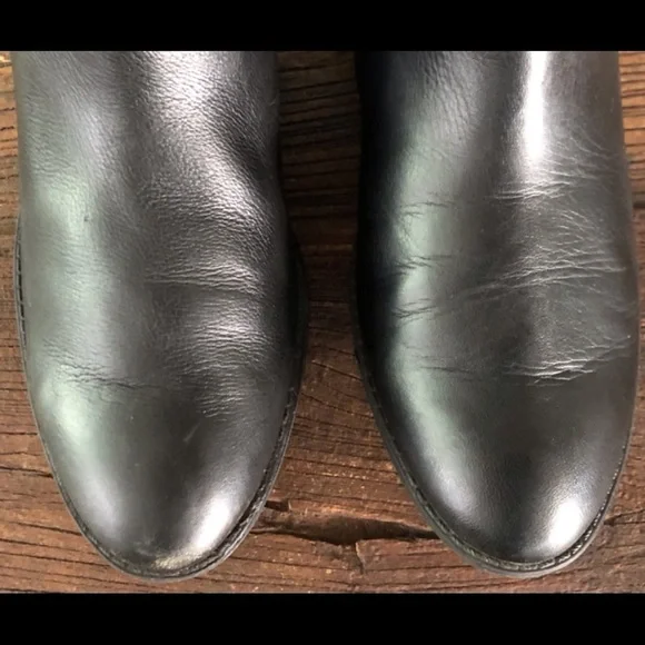 Sam Edelman Penny Black Leather Tall Riding Boots - Picture 17 of 17